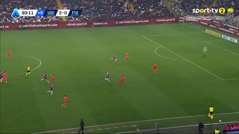 Serie A: Udinese vs Fiorentina, Golo 3-0 A. Buksa (2025-2026)