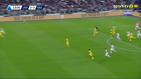 Serie A: Juventus vs Sassuolo, Golo 1-0 K. Yıldız (2025-2026)