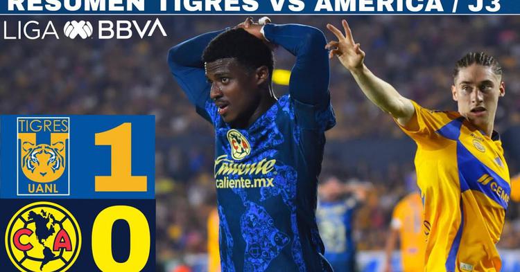 Liga MX: Tigres 1 - 0 America (2024-2025)