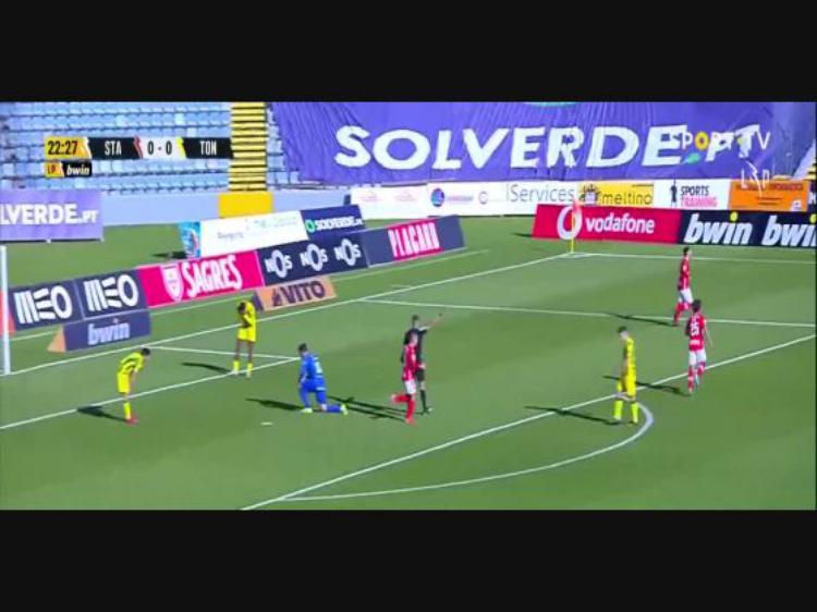Liga Portugal Bwin: Santa Clara (1-0) Tondela, Golo Rui Costa, 23m (2021-2022)