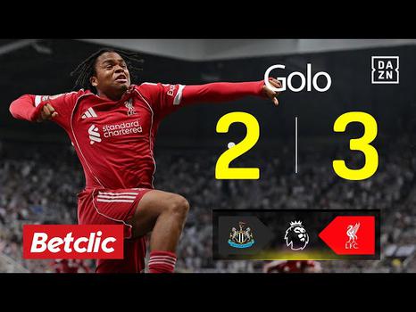 Premier League: Newcastle vs Liverpool, Golo 2-3 Ngumoha (2025-2026)