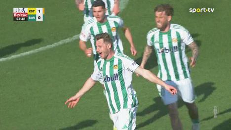 Liga Portugal Betclic: Estoril vs Rio Ave, Golo 1-1 J. Brabec (2025-2026)