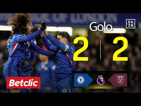 Premier League: Chelsea vs West Ham, Golo 2-2 Cucurella (2025-2026)