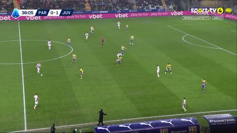 Serie A: Parma vs Juventus, Golo 0-2 W. McKennie (2025-2026)