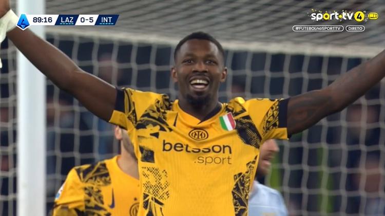 Serie A: Lazio vs Inter, Golo 0-6 M. Thuram (2024-2025)