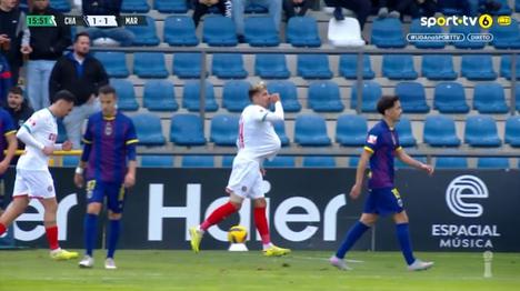Liga Portugal 2 Meu Super: Desp. Chaves vs Marítimo, Golo 1-1 Romain Correia (2025-2026)
