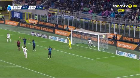 Serie A: Inter vs Atalanta, Golo 1-1 N. Krstović (2025-2026)