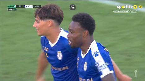 Liga Portugal 2 Meu Super: Feirense vs Portimonense, Golo 4-1 N. John (2025-2026)