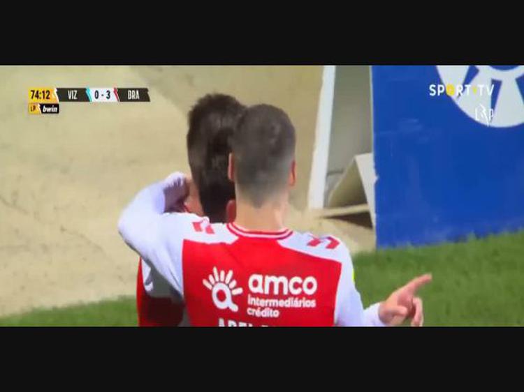 Liga Portugal Bwin: Vizela (0-4) Sp. Braga, Golo Ricardo Horta, 75m (2022-2023)