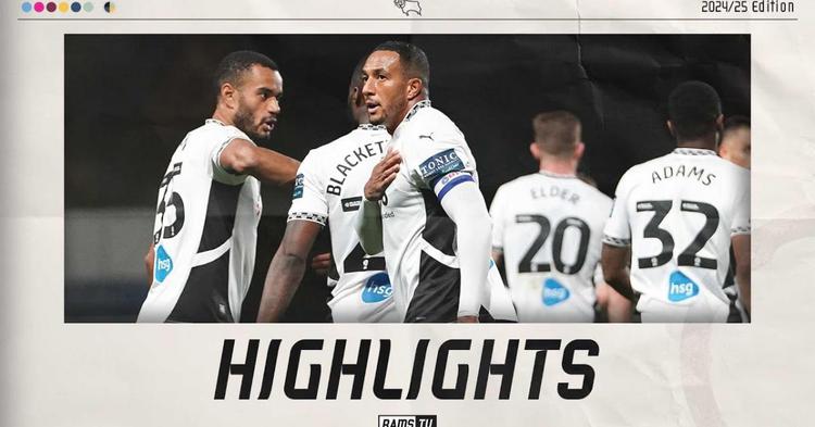 Championship: Oxford United 1 - 1 Derby County (2024-2025)