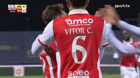 Liga Portugal Betclic: Arouca vs Sp. Braga, Golo 0-1 N. Mantl (p.b.) (2025-2026)