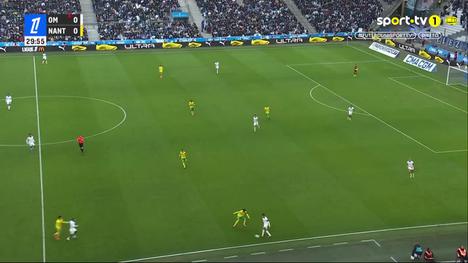 Ligue 1: Marseille vs Nantes, Golo 0-1 F. Centonze (2025-2026)