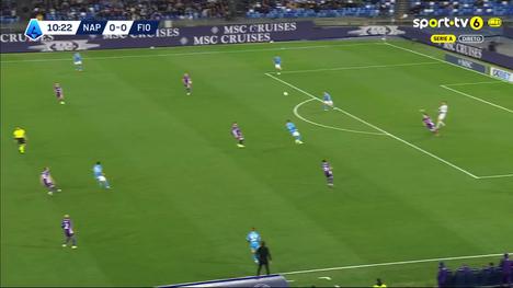 Serie A: Napoli vs Fiorentina, Golo 1-0 A. Vergara (2025-2026)