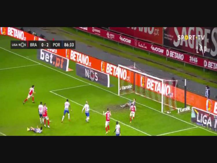 Liga NOS: Sp. Braga (1-2) FC Porto, Golo Fransérgio, 87m (2020-2021)