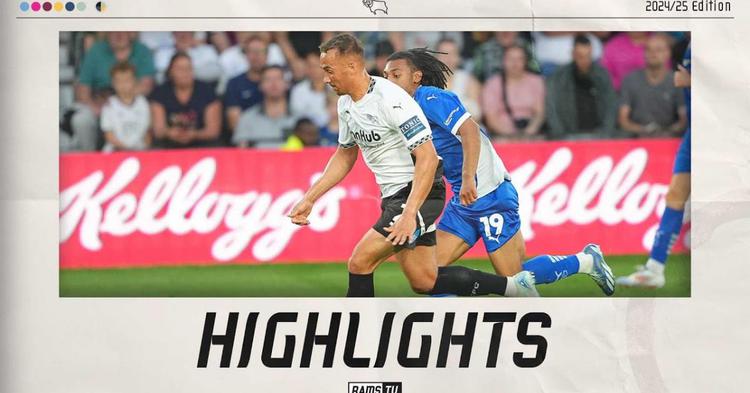 League Cup: Derby County 2 - 1 Chesterfield (2024-2025)