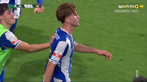 Liga Portugal 2 Meu Super: U. Leiria vs FC Porto, Golo 2-2 Bernardo Lima (2025-2026)