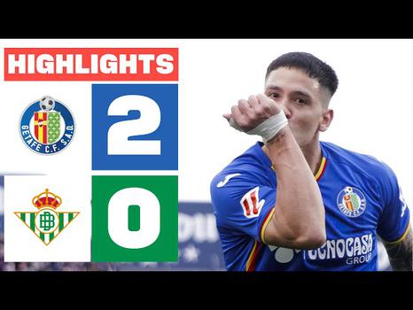 La Liga: Getafe 2 - 0 Bétis (2025-2026)