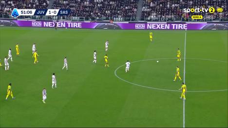 Serie A: Juventus vs Sassuolo, Golo 1-1 A. Pinamonti (2025-2026)