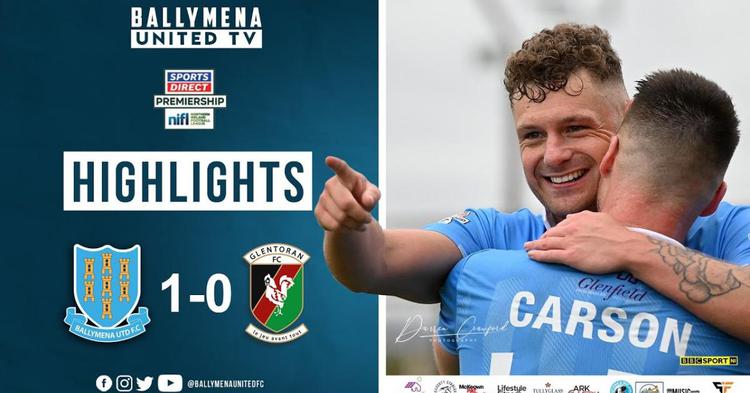 Premiership: Ballymena Utd 1 - 0 Glentoran (2024-2025)