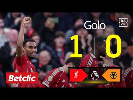 Premier League: Liverpool vs Wolves, Golo 1-0 Gravenberch (2025-2026)