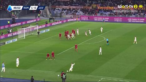 Serie A: Roma vs Juventus, Golo 1-1 Francisco Conceição (2025-2026)