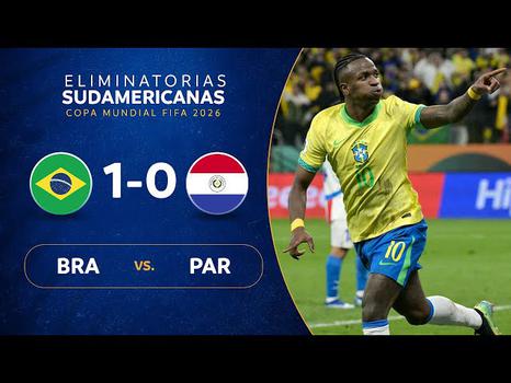Qualificação Mundial América do Sul: Brasil 1 - 0 Paraguai (2026)