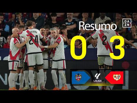 La Liga: Levante 0 - 3 Rayo Vallecano (2025-2026)