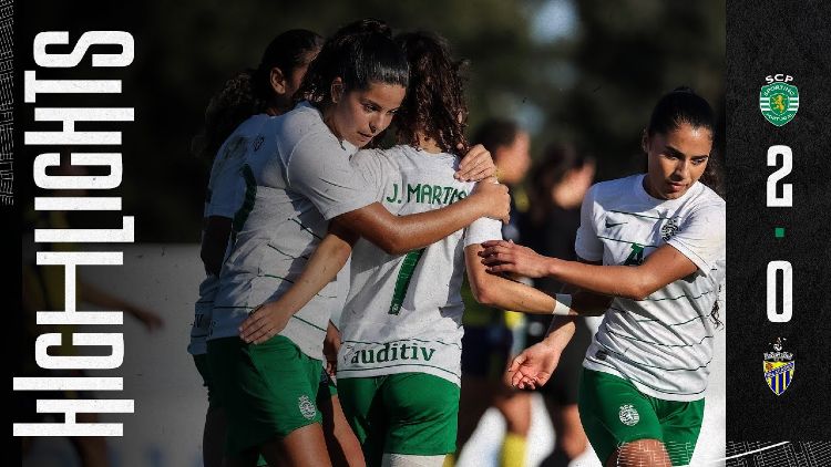 Liga de Futebol Feminino BPI: Sporting 2 - 0 Valadares Gaia (2023-2024)