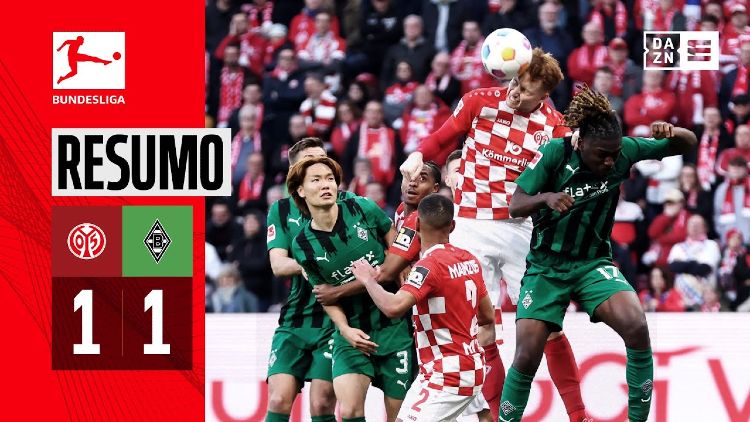 Bundesliga: Mainz 1 - 1 Mönchengladbach (2023-2024)