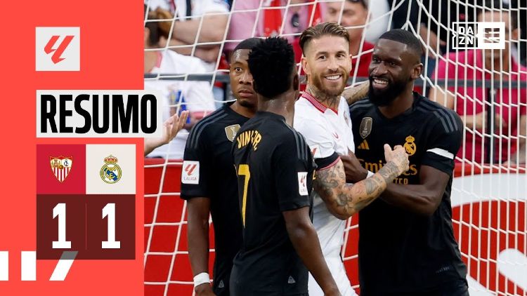 La Liga: Sevilla 1 - 1 Real Madrid (2023-2024)