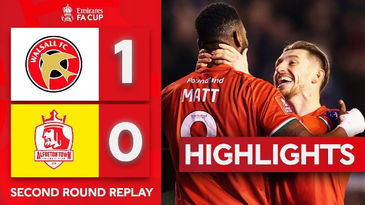 FA Cup: Walsall 1 - 0 Alfreton Town (2023-2024)