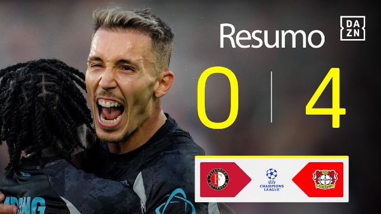 Liga Campeões: Feyenoord 0 - 4 Leverkusen (2024-2025)