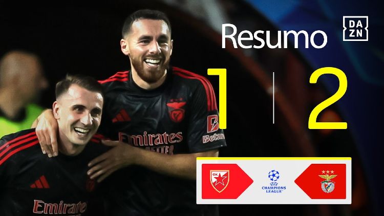 Liga Campeões: Crvena Zvezda 1 - 2 Benfica (2024-2025)