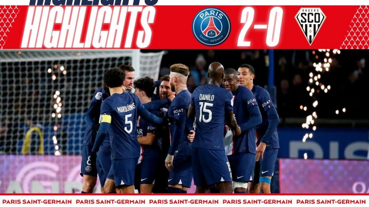 Ligue 1: PSG 2 - 0 Angers (2022-2023)
