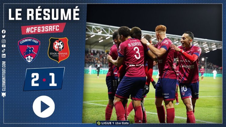Ligue 1: Clermont Foot 2 - 1 Rennes (2022-2023)