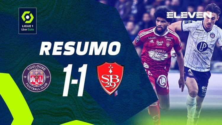 Ligue 1: Toulouse 1 - 1 Stade Brest (2022-2023)