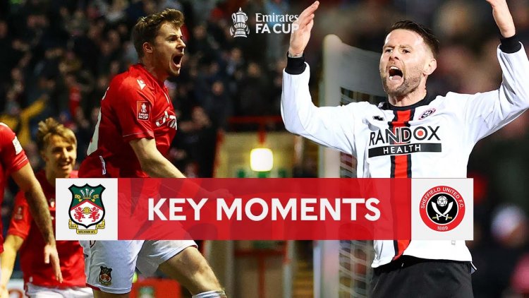 FA Cup: Wrexham FC 3 - 3 Sheffield Utd (2022-2023)