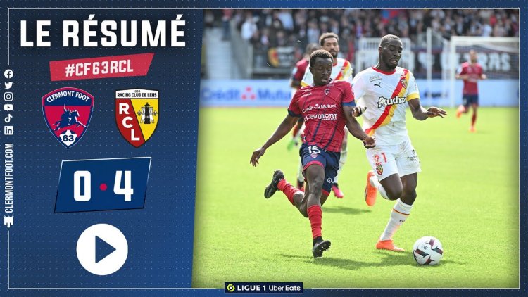 Ligue 1: Clermont Foot 0 - 4 Lens (2022-2023)