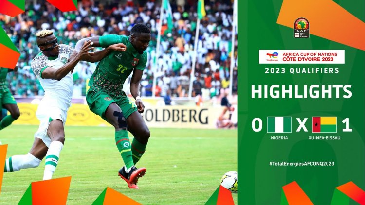 Qualificação CAN: Nigéria 0 - 1 Guiné-Bissau (2023)