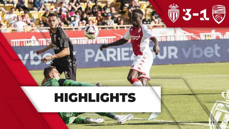 Ligue 1: Monaco 3 - 1 Lorient (2022-2023)
