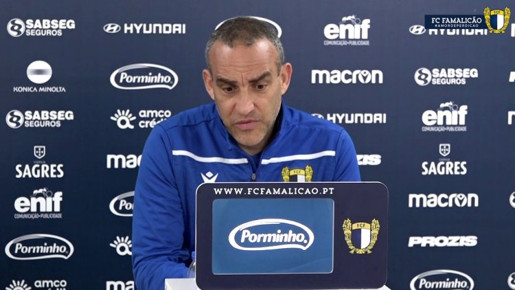 João Pedro Sousa faz a antevisão ao jogo do Famalicão frente ao Desp. Aves da I Liga
