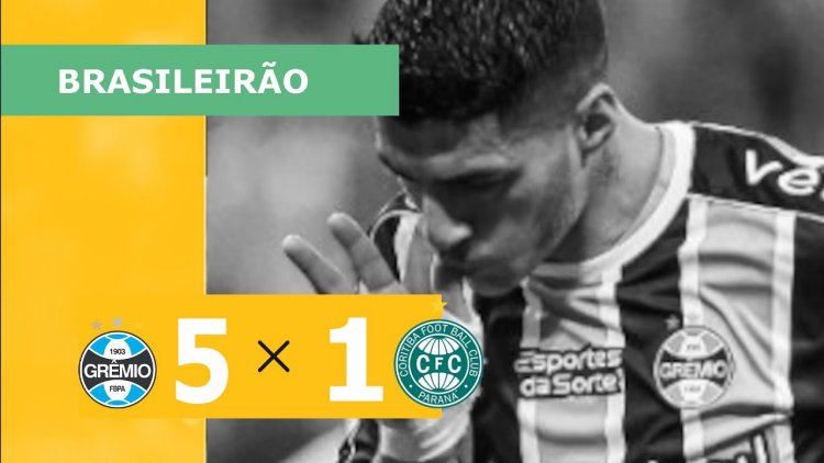 Brasileirão: Grêmio 5 - 1 Coritiba (2023)