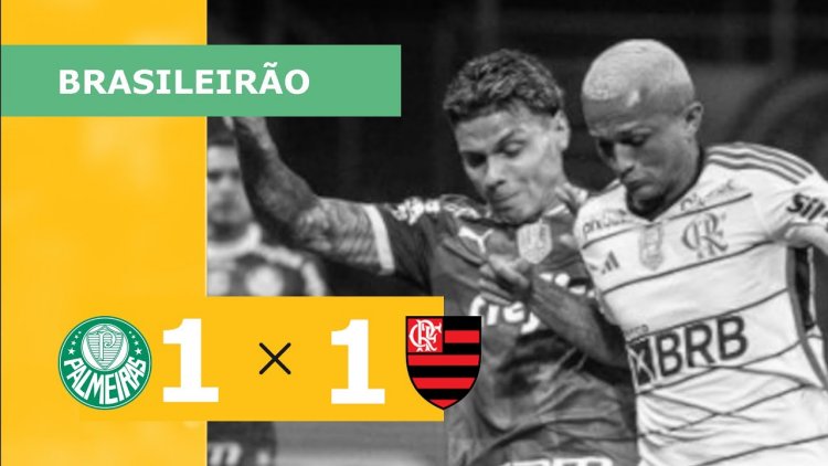 Brasileirão: Palmeiras 1 - 1 Flamengo (2023)