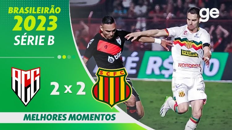 Série B: Atlético-GO 2 - 2 Sampaio Corrêa (2023)