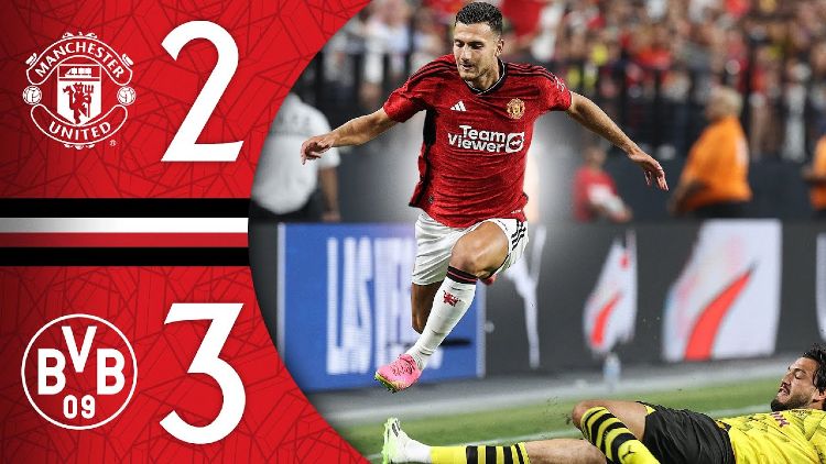 Amigáveis de Clubes: Man Utd 2 - 3 Dortmund (2023-2024)