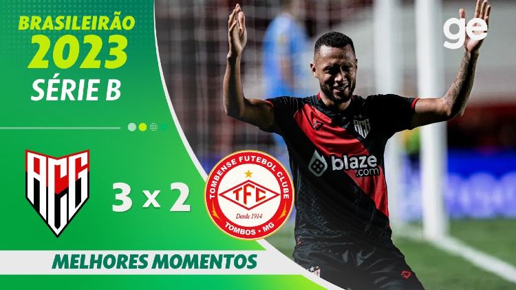 Série B: Atlético-GO 3 - 2 Tombense (2023)