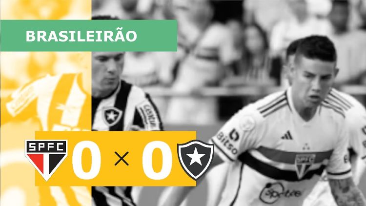 Brasileirão: São Paulo 0 - 0 Botafogo (2023)