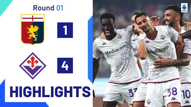 Serie A: Genoa 1 - 4 Fiorentina (2023-2024)