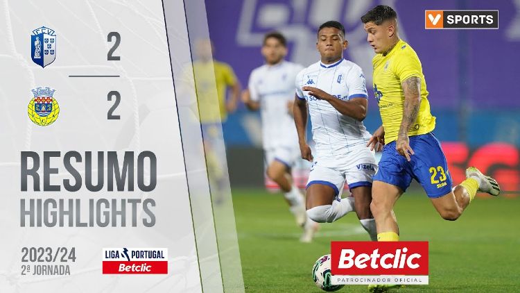 Liga Portugal Betclic: Vizela 2 - 2 Arouca (2023-2024)