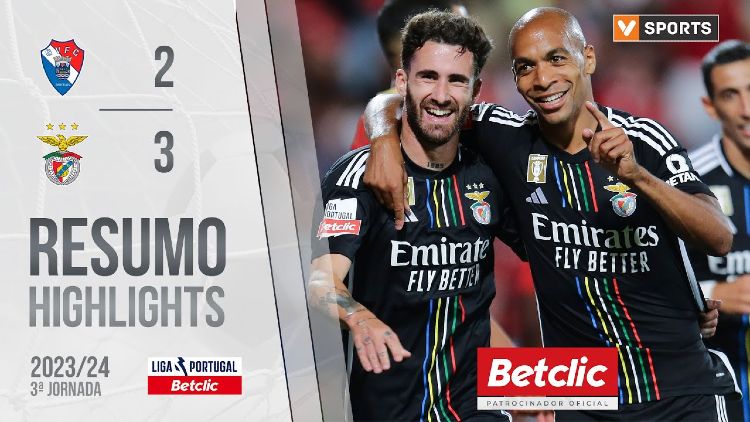 Liga Portugal Betclic: Gil Vicente 2 - 3 Benfica (2023-2024)
